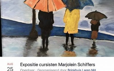 Expositie van de cursisten van Marjolein Schiffers in het Brinkhuis